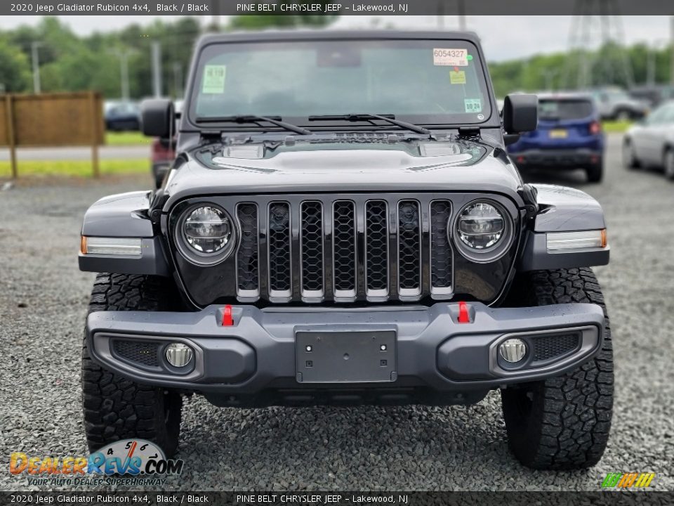 2020 Jeep Gladiator Rubicon 4x4 Black / Black Photo #2