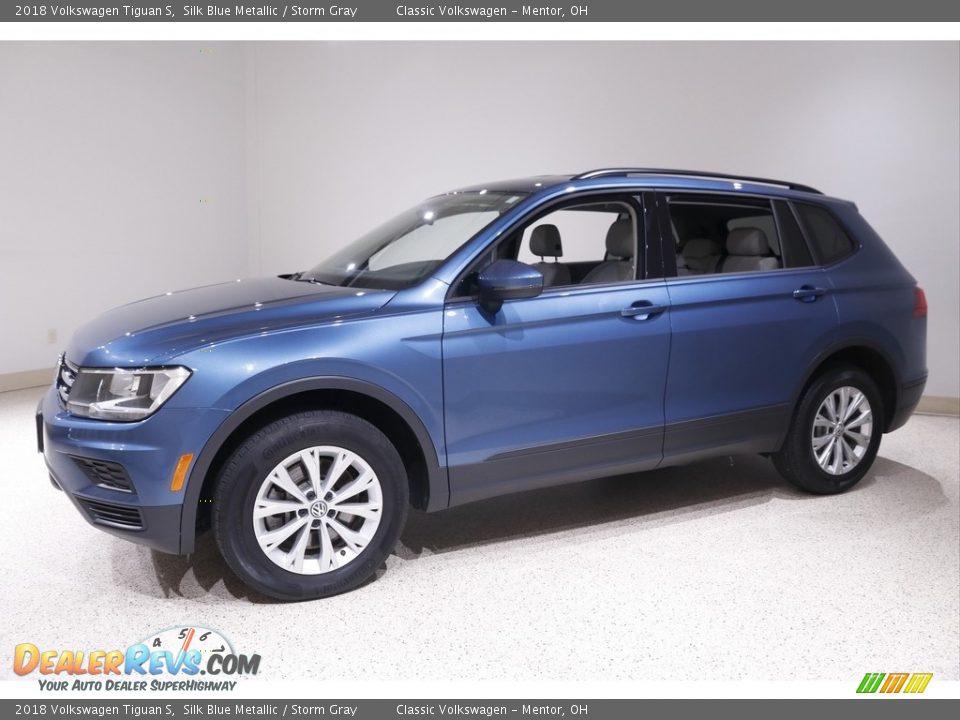 Silk Blue Metallic 2018 Volkswagen Tiguan S Photo #3
