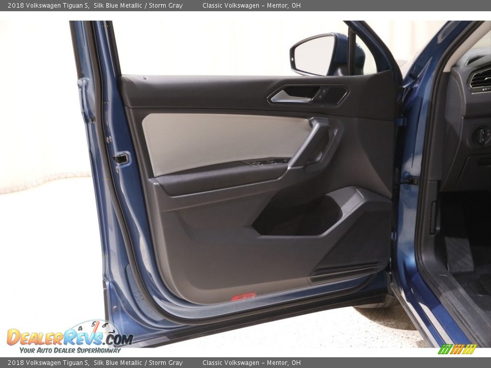 2018 Volkswagen Tiguan S Silk Blue Metallic / Storm Gray Photo #4