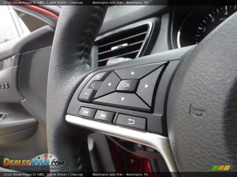 2019 Nissan Rogue SV AWD Scarlet Ember / Charcoal Photo #6