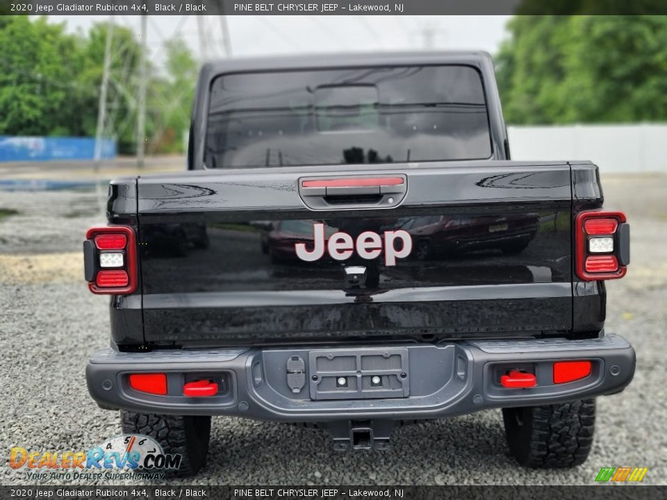 2020 Jeep Gladiator Rubicon 4x4 Black / Black Photo #5