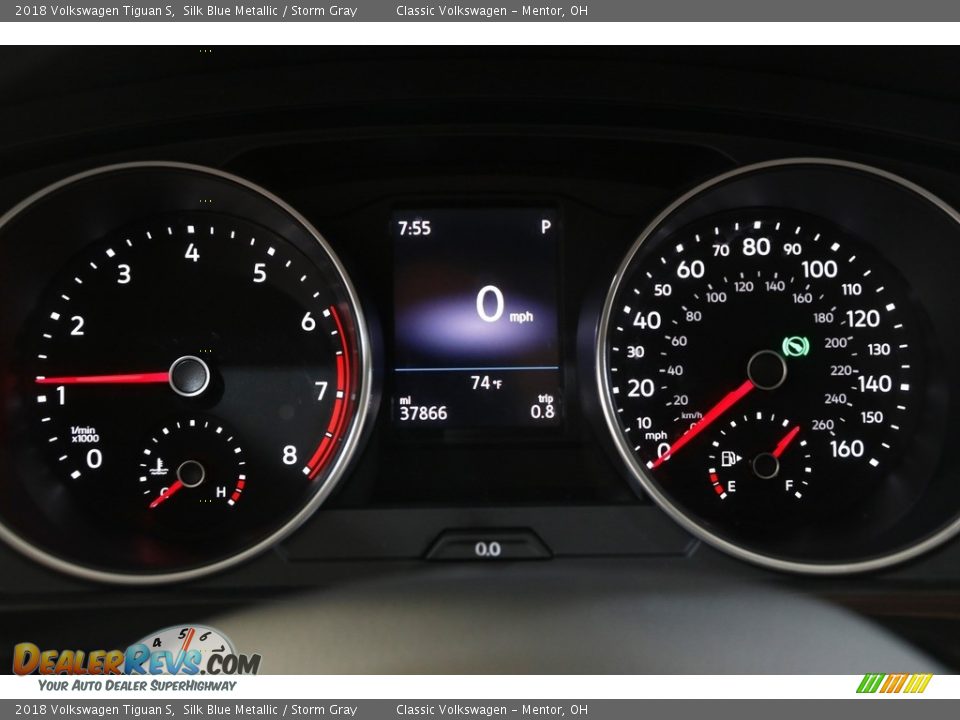 2018 Volkswagen Tiguan S Gauges Photo #8