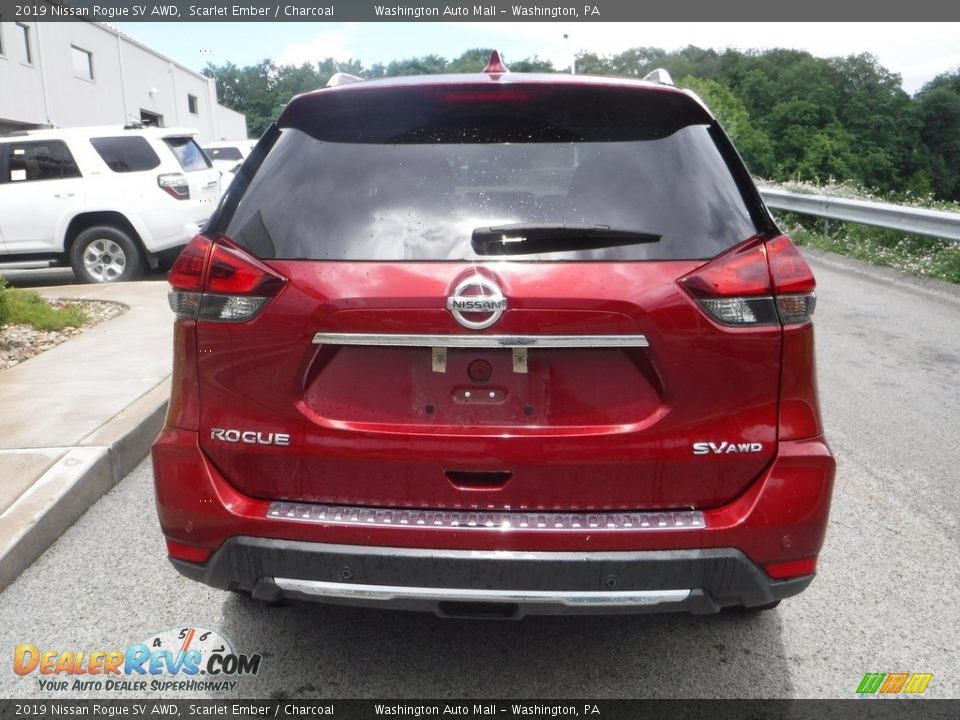 2019 Nissan Rogue SV AWD Scarlet Ember / Charcoal Photo #12