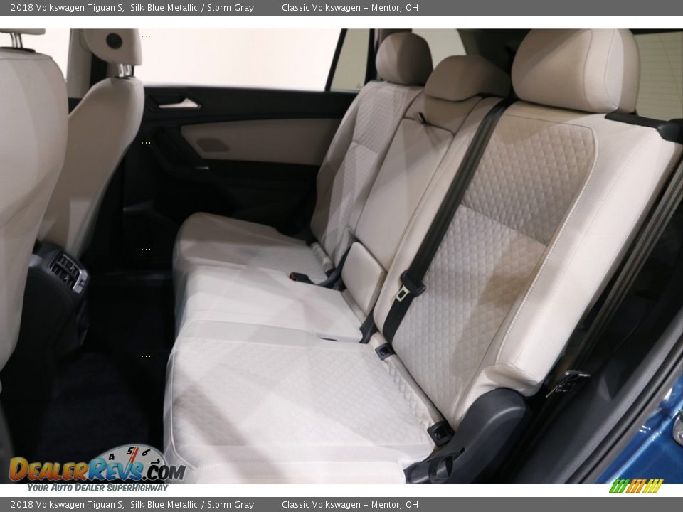 2018 Volkswagen Tiguan S Silk Blue Metallic / Storm Gray Photo #14