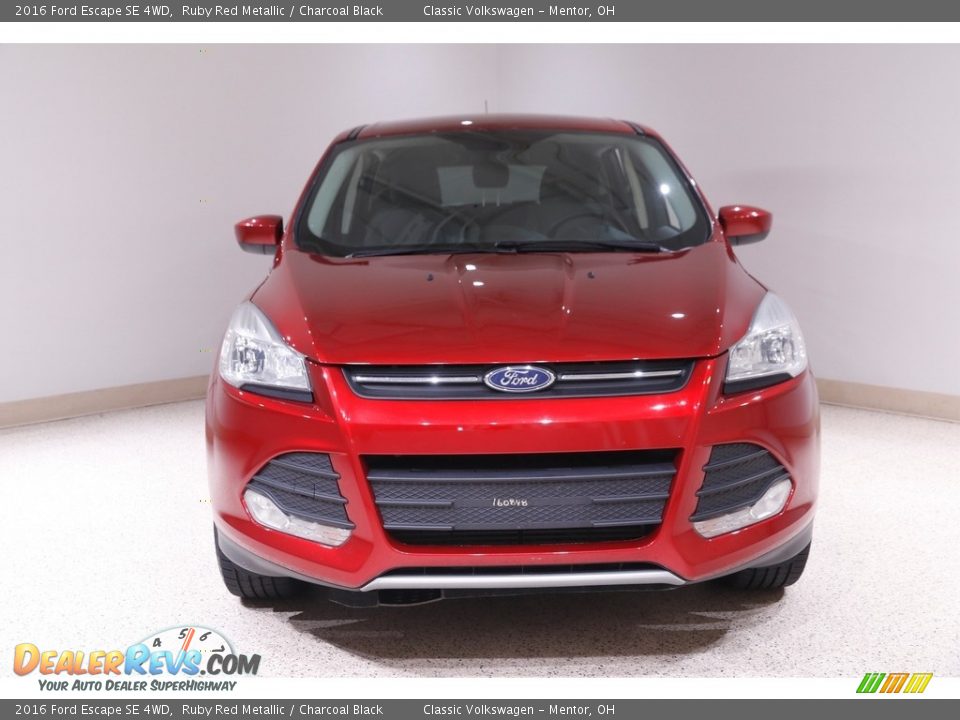 2016 Ford Escape SE 4WD Ruby Red Metallic / Charcoal Black Photo #2