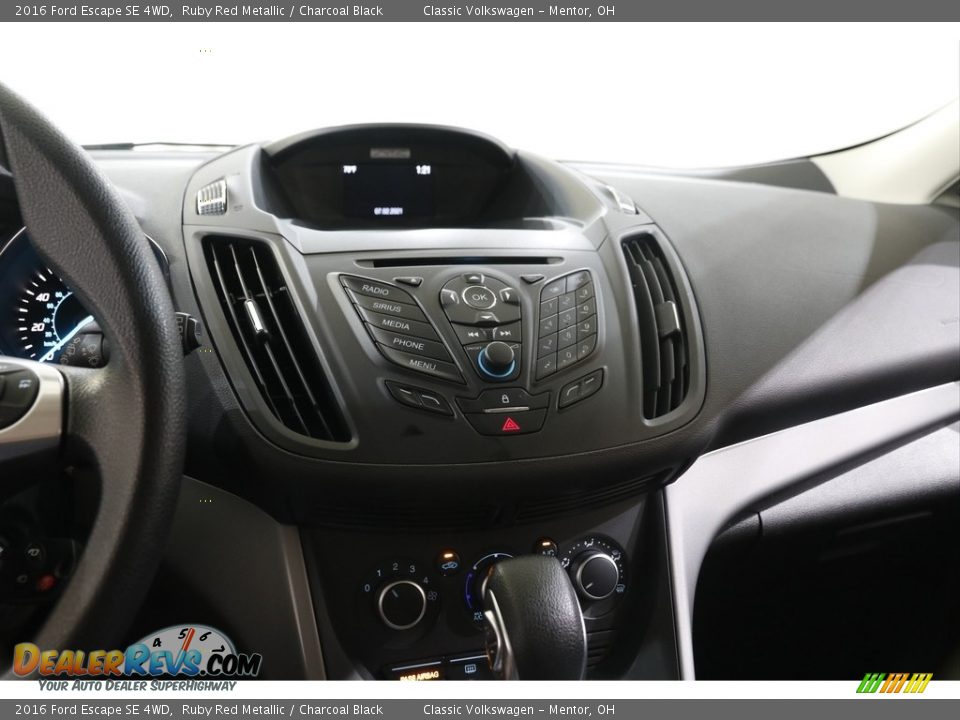 2016 Ford Escape SE 4WD Ruby Red Metallic / Charcoal Black Photo #9