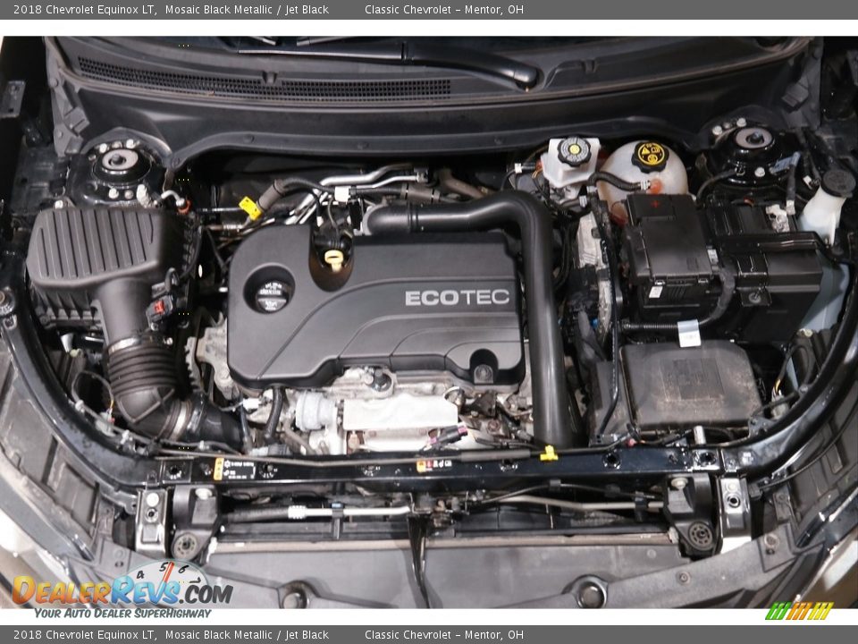 2018 Chevrolet Equinox LT Mosaic Black Metallic / Jet Black Photo #16