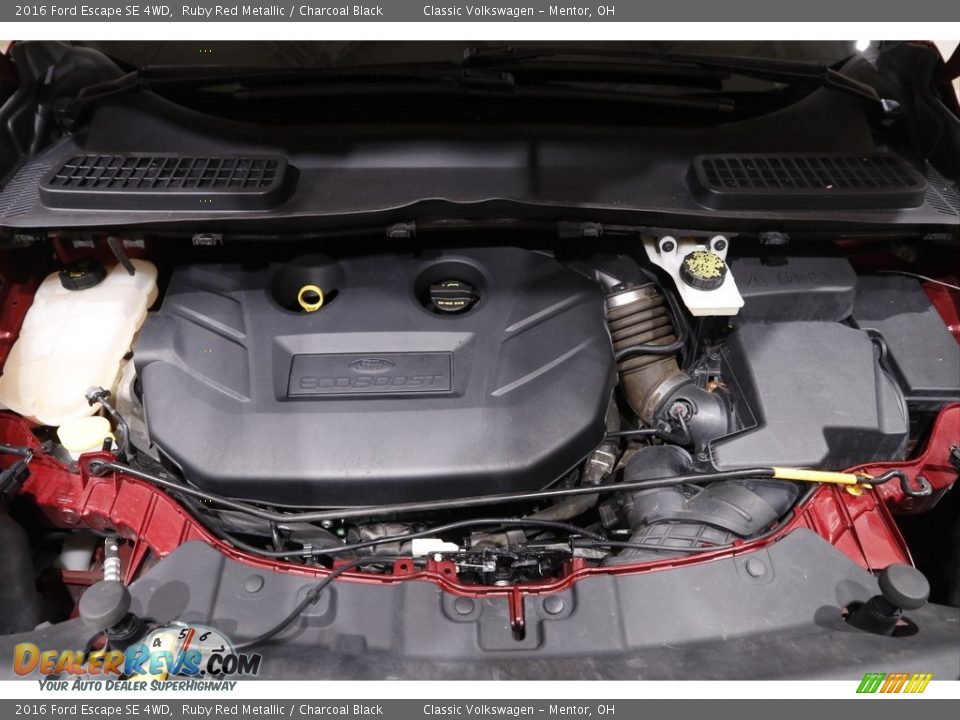 2016 Ford Escape SE 4WD Ruby Red Metallic / Charcoal Black Photo #17