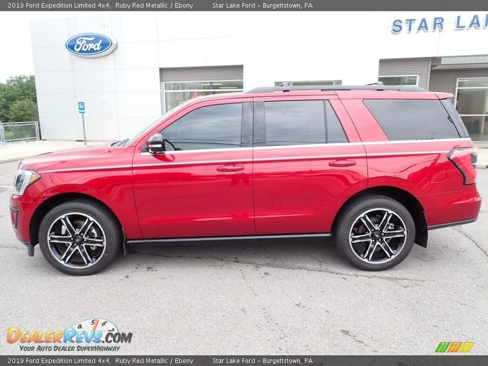 2019 Ford Expedition Limited 4x4 Ruby Red Metallic / Ebony Photo #2