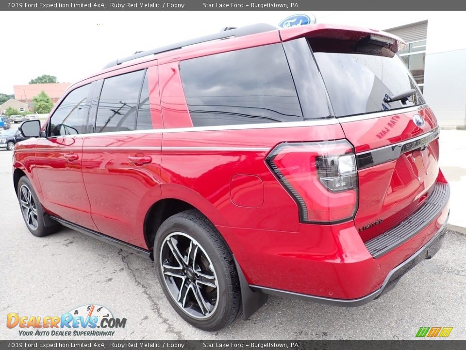 2019 Ford Expedition Limited 4x4 Ruby Red Metallic / Ebony Photo #3