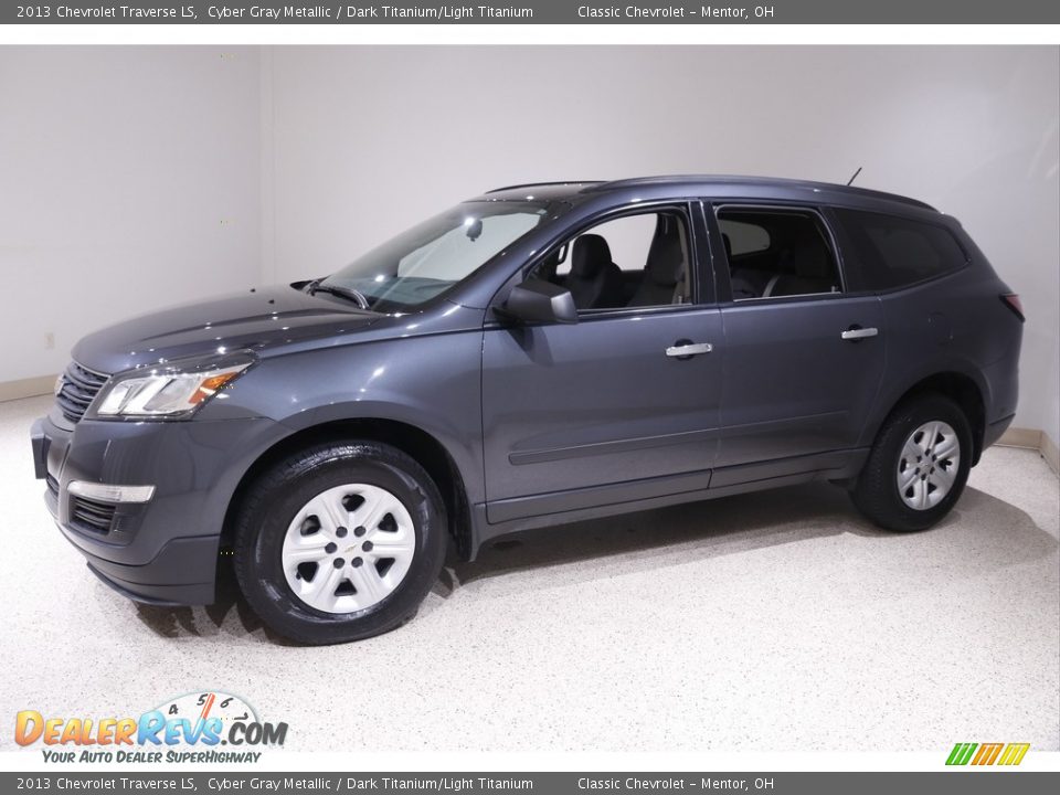 2013 Chevrolet Traverse LS Cyber Gray Metallic / Dark Titanium/Light Titanium Photo #3