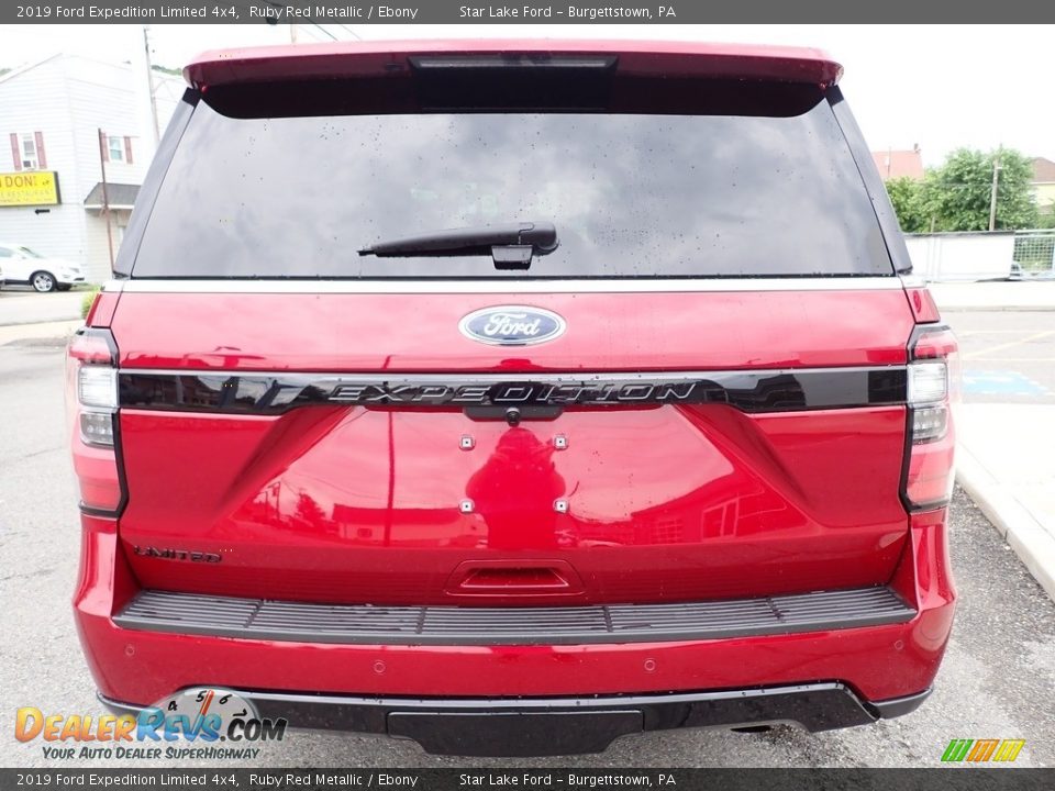 2019 Ford Expedition Limited 4x4 Ruby Red Metallic / Ebony Photo #4