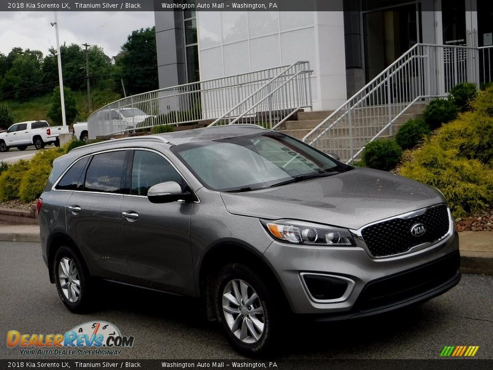 2018 Kia Sorento LX Titanium Silver / Black Photo #1