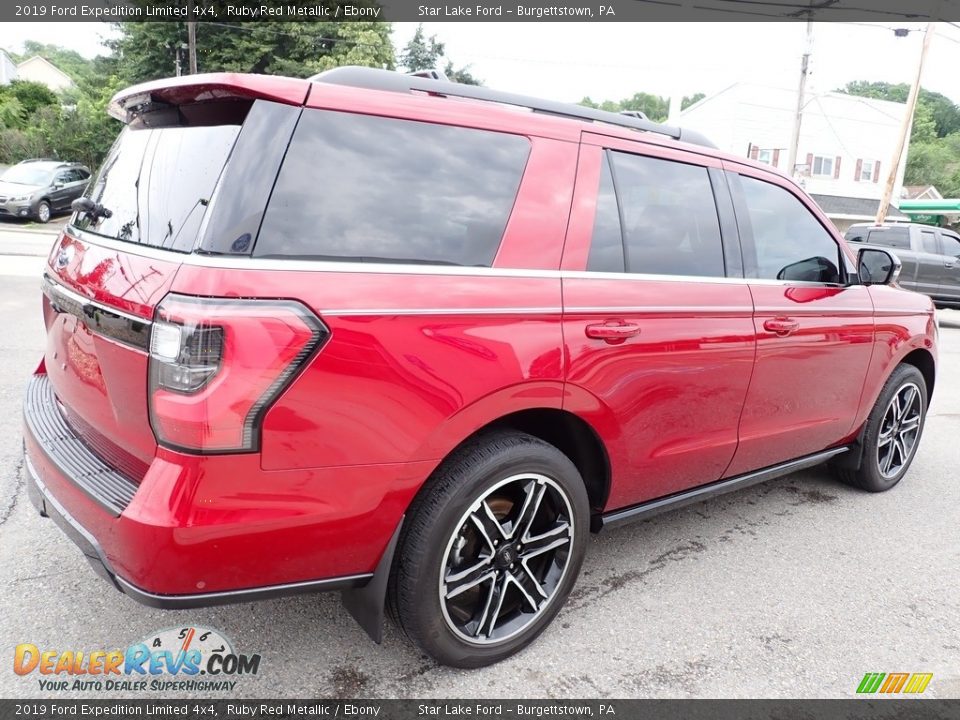 2019 Ford Expedition Limited 4x4 Ruby Red Metallic / Ebony Photo #6