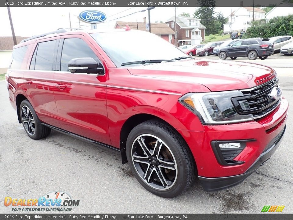 2019 Ford Expedition Limited 4x4 Ruby Red Metallic / Ebony Photo #8