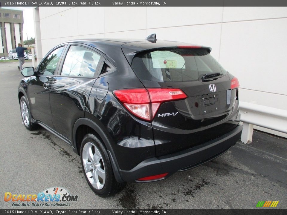 2016 Honda HR-V LX AWD Crystal Black Pearl / Black Photo #3