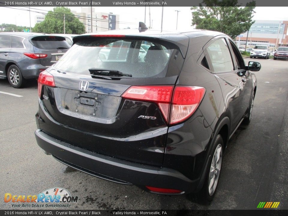 2016 Honda HR-V LX AWD Crystal Black Pearl / Black Photo #5