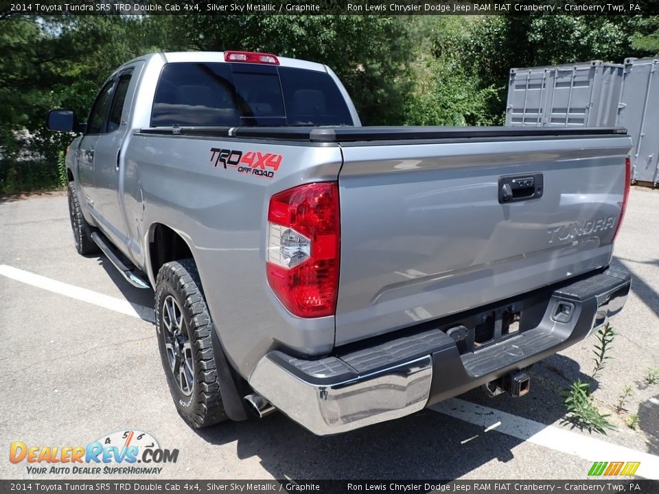 2014 Toyota Tundra SR5 TRD Double Cab 4x4 Silver Sky Metallic / Graphite Photo #3