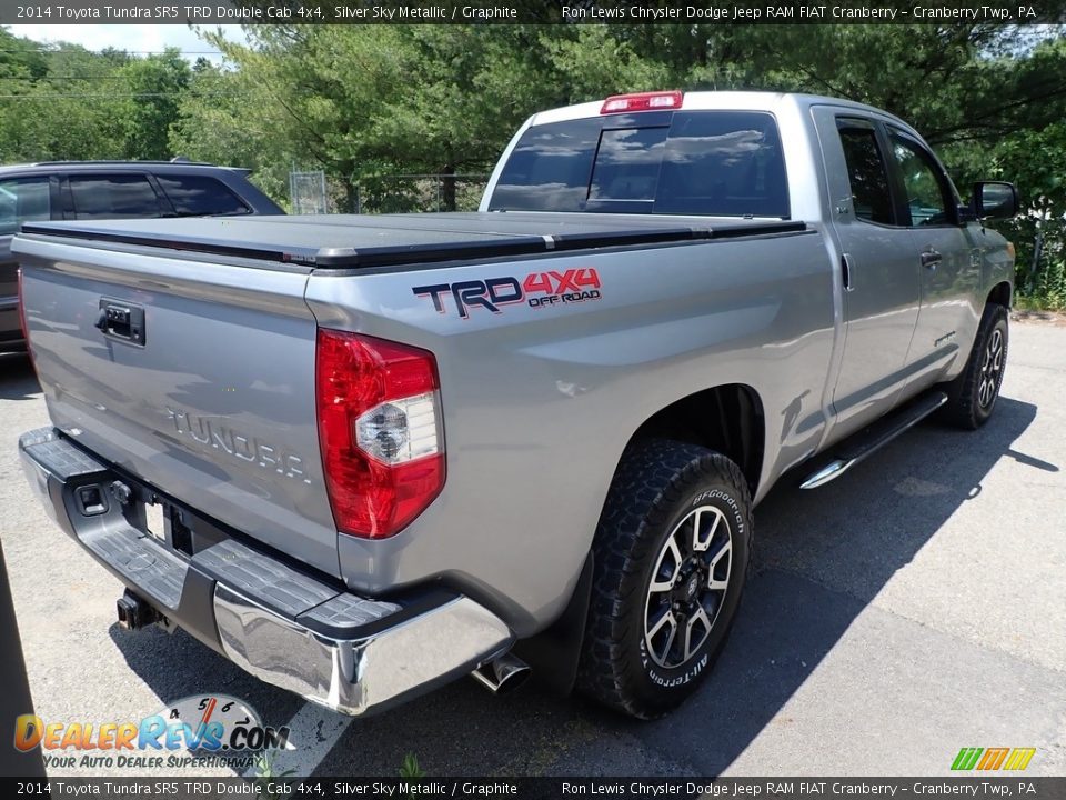 2014 Toyota Tundra SR5 TRD Double Cab 4x4 Silver Sky Metallic / Graphite Photo #4