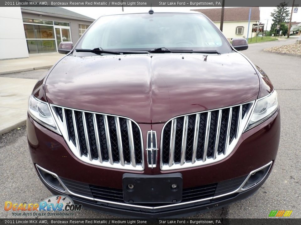 2011 Lincoln MKX AWD Bordeaux Reserve Red Metallic / Medium Light Stone Photo #9