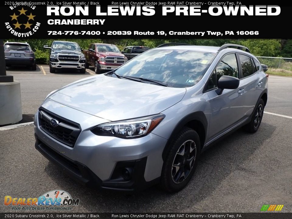 2020 Subaru Crosstrek 2.0 Ice Silver Metallic / Black Photo #1