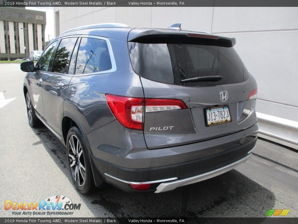 2019 Honda Pilot Touring AWD Modern Steel Metallic / Black Photo #3