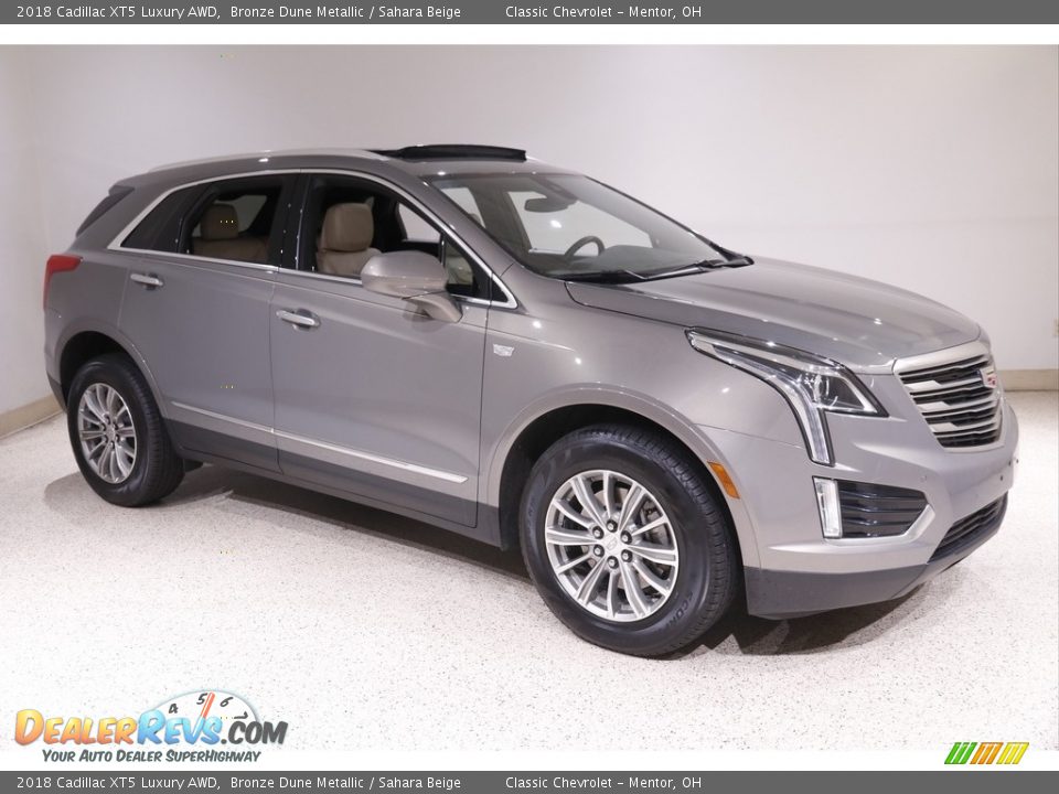 2018 Cadillac XT5 Luxury AWD Bronze Dune Metallic / Sahara Beige Photo #1