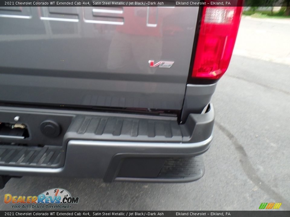 2021 Chevrolet Colorado WT Extended Cab 4x4 Satin Steel Metallic / Jet Black/­Dark Ash Photo #12