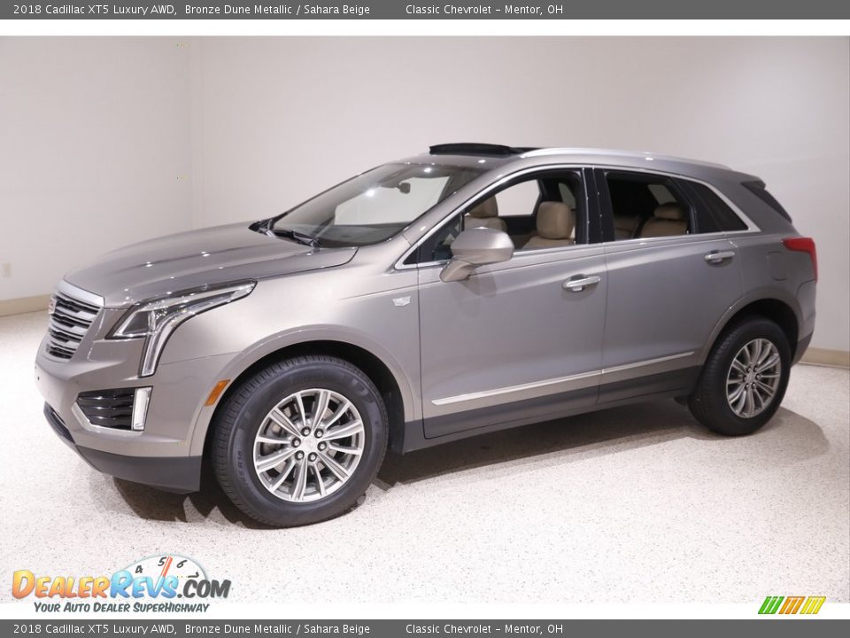 2018 Cadillac XT5 Luxury AWD Bronze Dune Metallic / Sahara Beige Photo #3