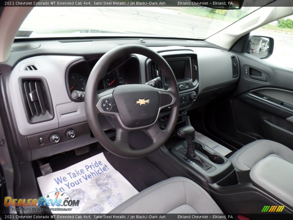 2021 Chevrolet Colorado WT Extended Cab 4x4 Satin Steel Metallic / Jet Black/­Dark Ash Photo #18