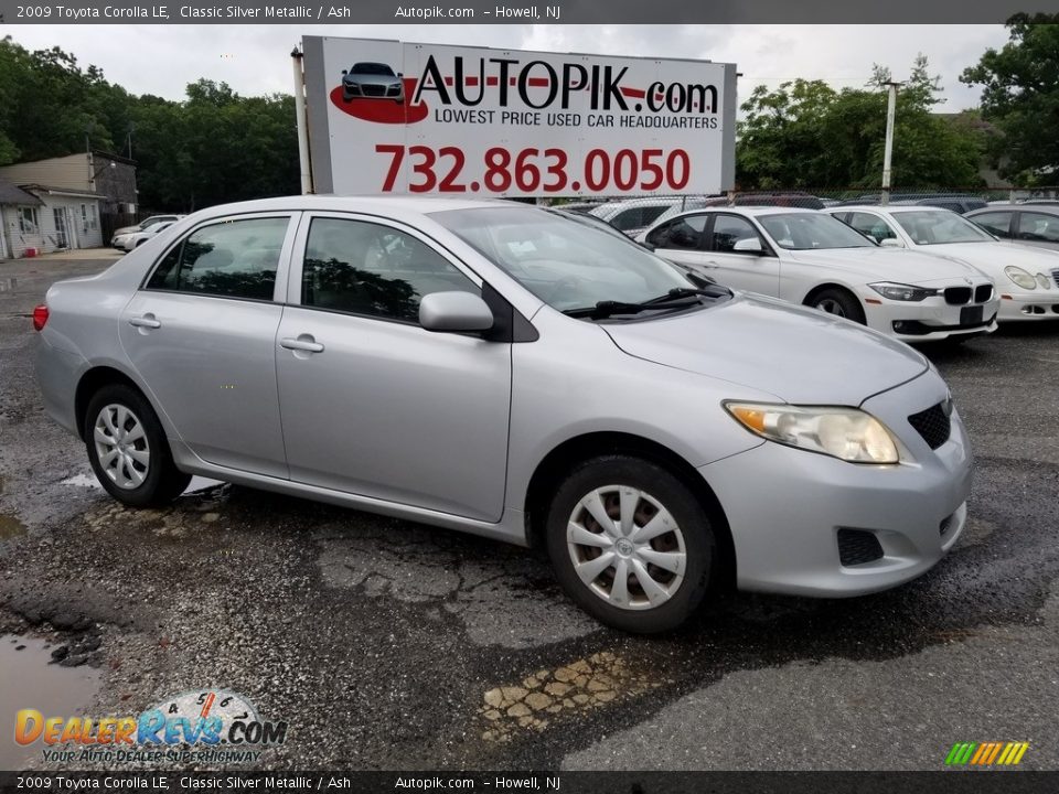 2009 Toyota Corolla LE Classic Silver Metallic / Ash Photo #2