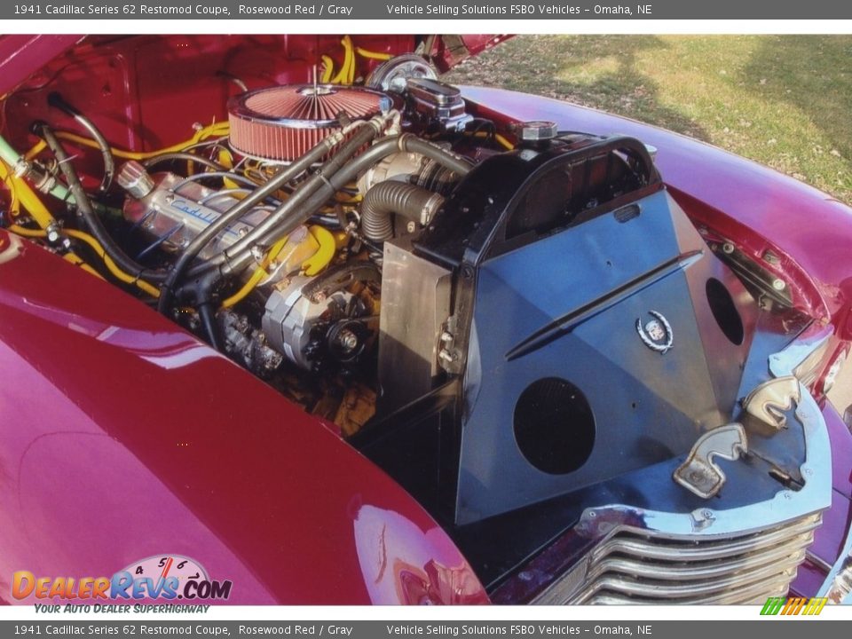 1941 Cadillac Series 62 Restomod Coupe Rosewood Red / Gray Photo #2