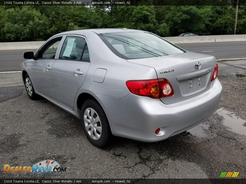 2009 Toyota Corolla LE Classic Silver Metallic / Ash Photo #6