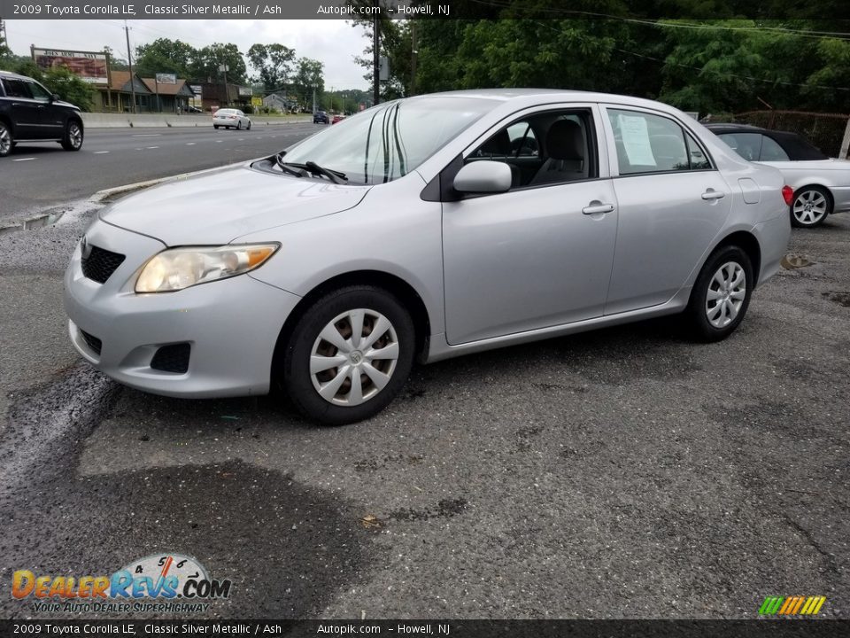 2009 Toyota Corolla LE Classic Silver Metallic / Ash Photo #7