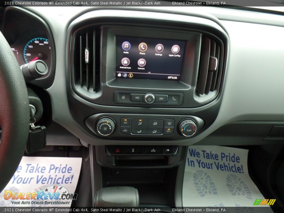 2021 Chevrolet Colorado WT Extended Cab 4x4 Satin Steel Metallic / Jet Black/­Dark Ash Photo #24