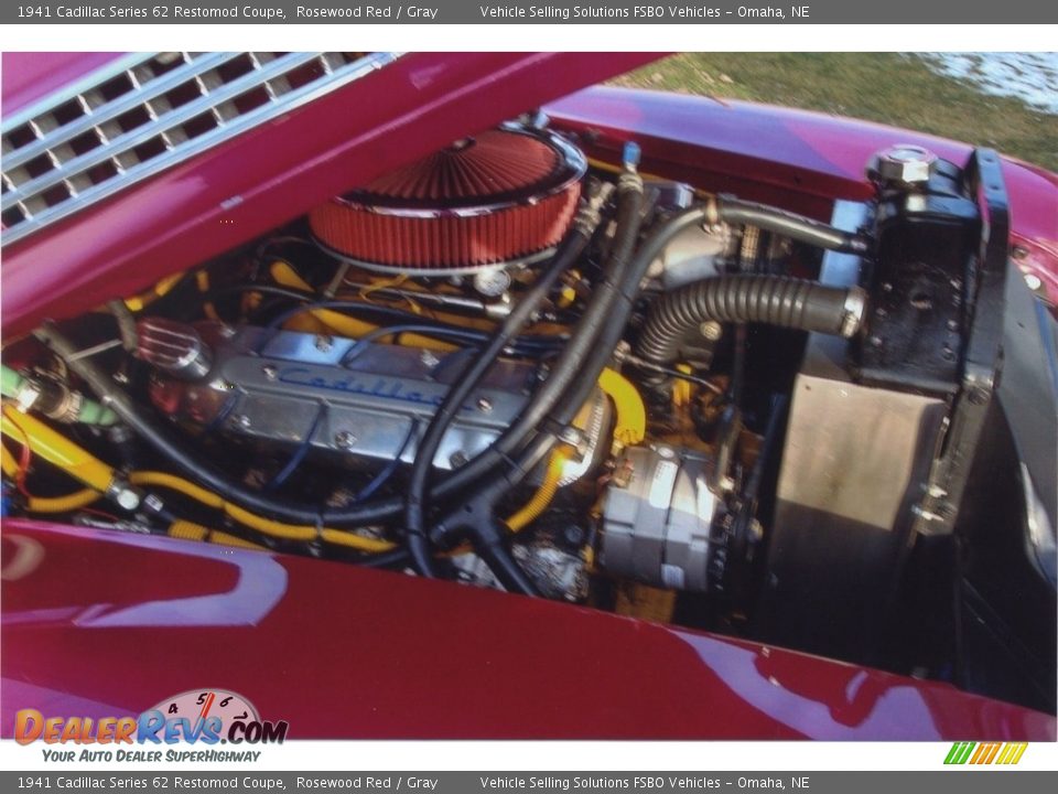 1941 Cadillac Series 62 Restomod Coupe Rosewood Red / Gray Photo #10