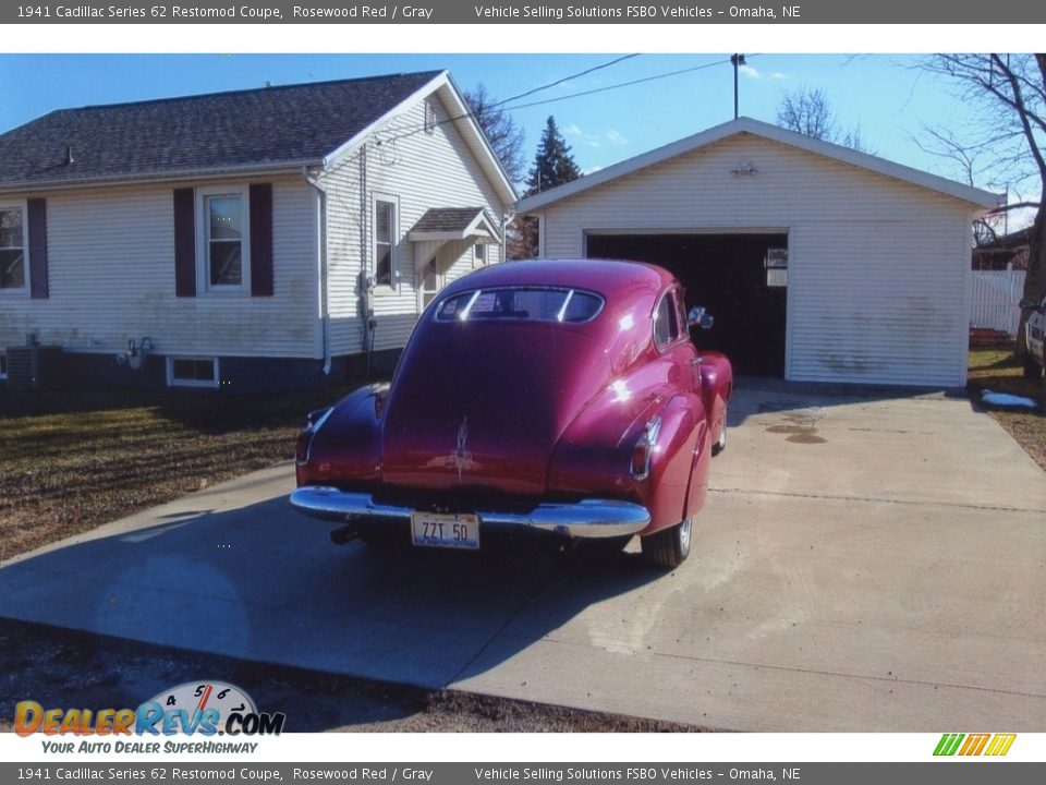 1941 Cadillac Series 62 Restomod Coupe Rosewood Red / Gray Photo #11