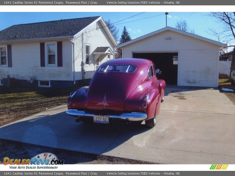 1941 Cadillac Series 62 Restomod Coupe Rosewood Red / Gray Photo #12