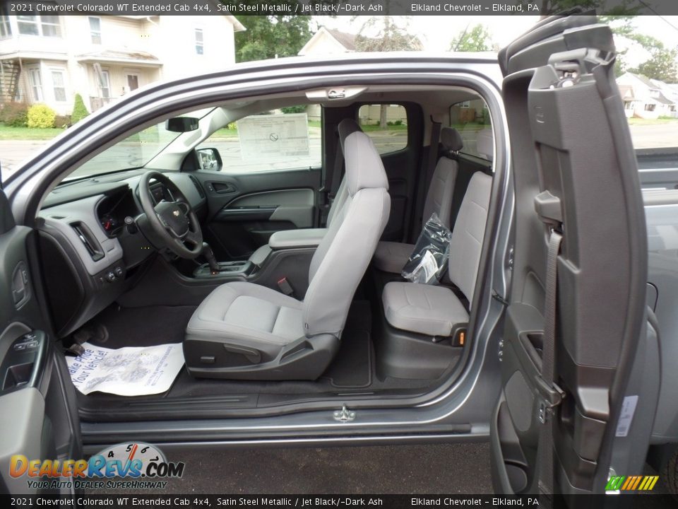 2021 Chevrolet Colorado WT Extended Cab 4x4 Satin Steel Metallic / Jet Black/­Dark Ash Photo #29