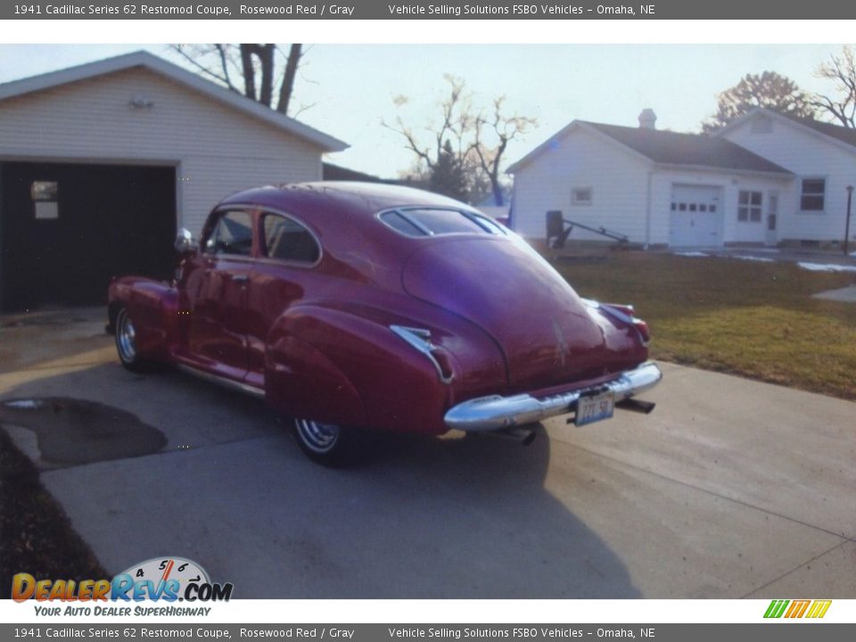 1941 Cadillac Series 62 Restomod Coupe Rosewood Red / Gray Photo #13