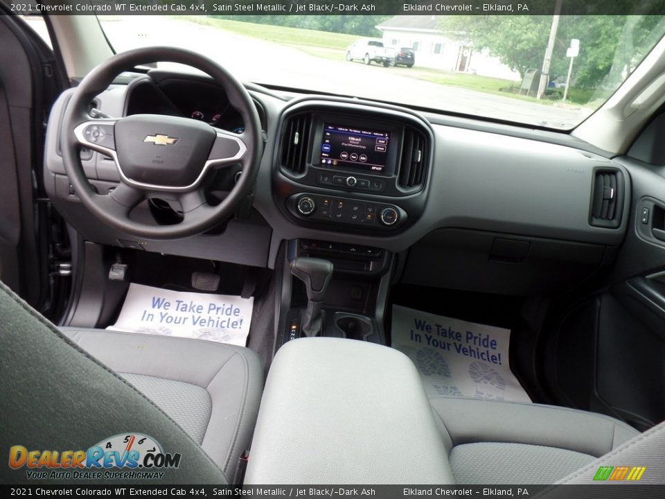 2021 Chevrolet Colorado WT Extended Cab 4x4 Satin Steel Metallic / Jet Black/­Dark Ash Photo #31