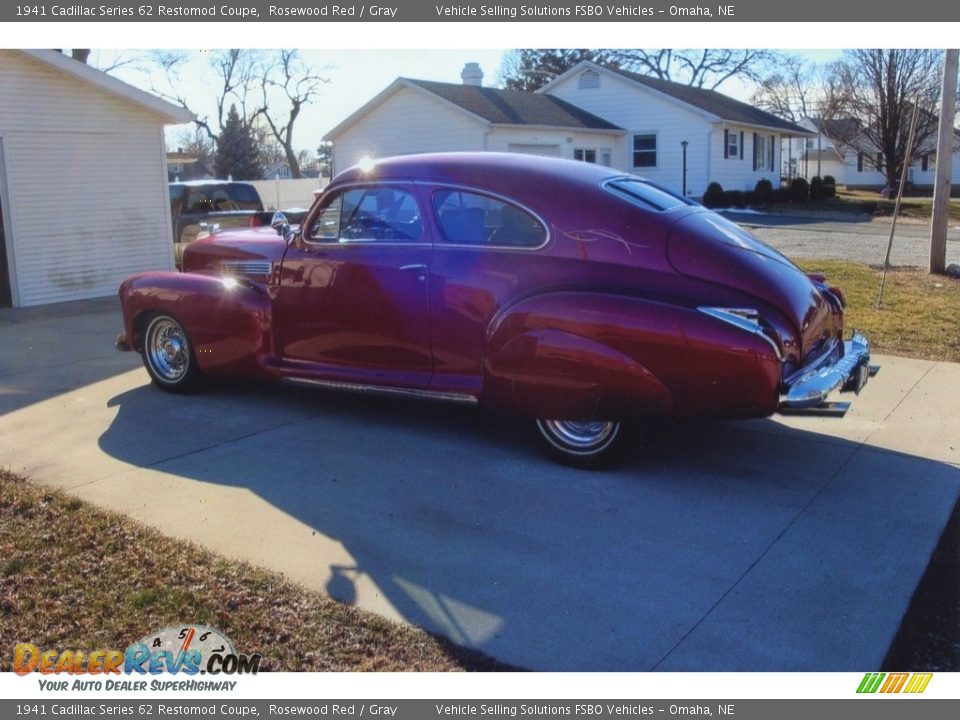 1941 Cadillac Series 62 Restomod Coupe Rosewood Red / Gray Photo #16