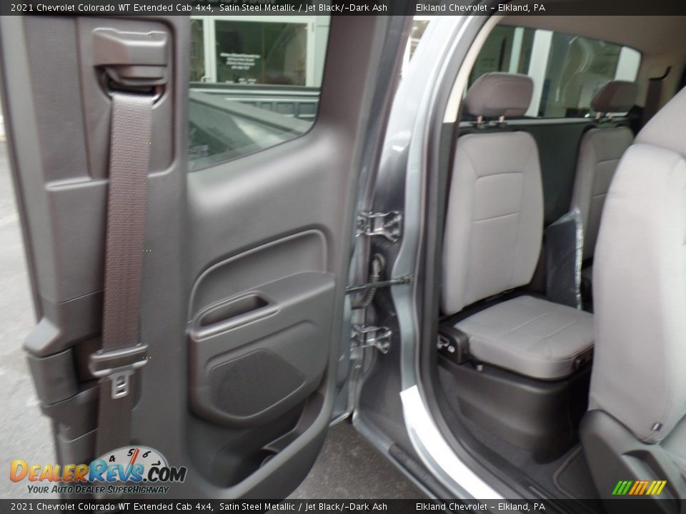 2021 Chevrolet Colorado WT Extended Cab 4x4 Satin Steel Metallic / Jet Black/­Dark Ash Photo #33
