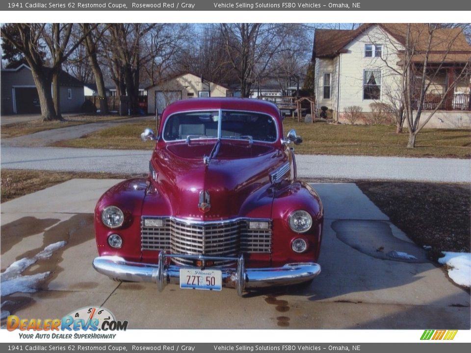 1941 Cadillac Series 62 Restomod Coupe Rosewood Red / Gray Photo #19