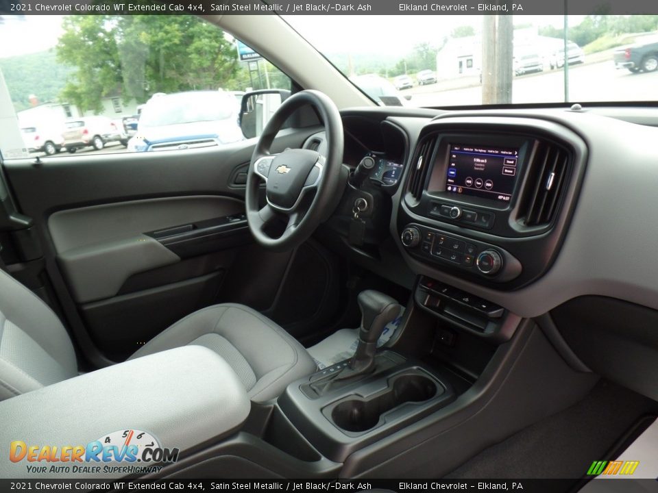 2021 Chevrolet Colorado WT Extended Cab 4x4 Satin Steel Metallic / Jet Black/­Dark Ash Photo #36