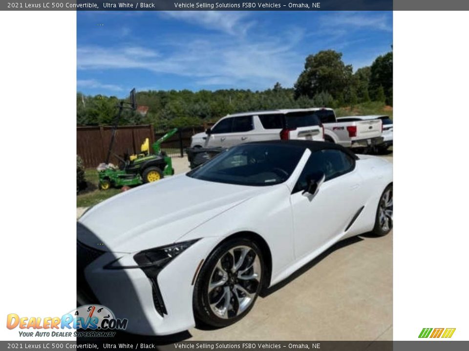 2021 Lexus LC 500 Convertible Ultra White / Black Photo #3