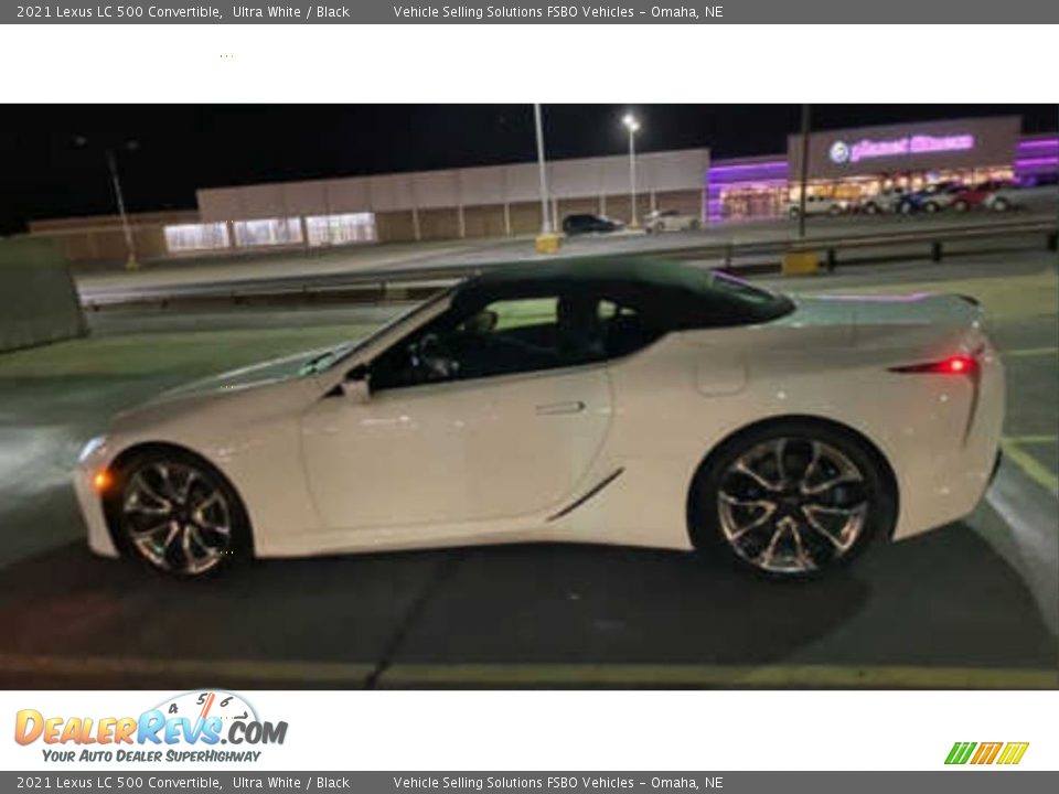 2021 Lexus LC 500 Convertible Ultra White / Black Photo #4