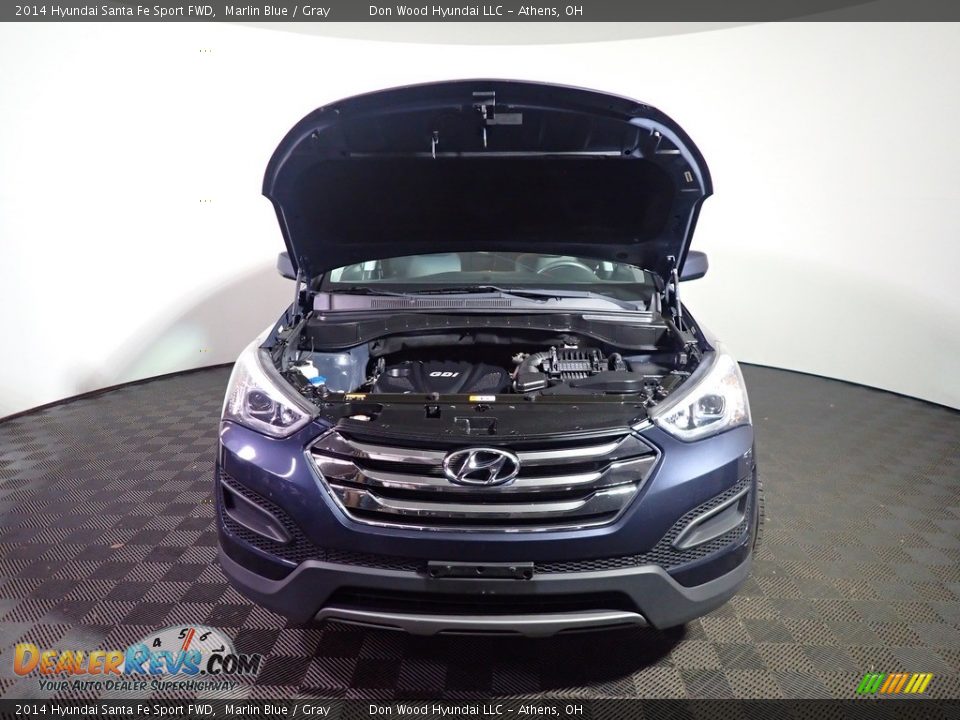 2014 Hyundai Santa Fe Sport FWD Marlin Blue / Gray Photo #4