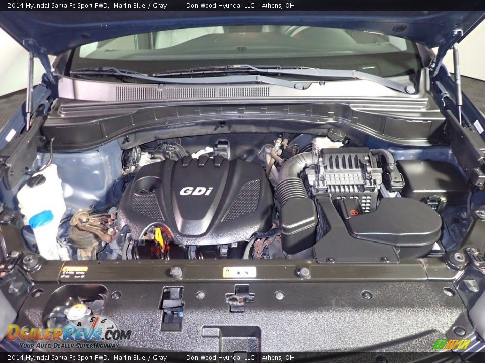 2014 Hyundai Santa Fe Sport FWD Marlin Blue / Gray Photo #5