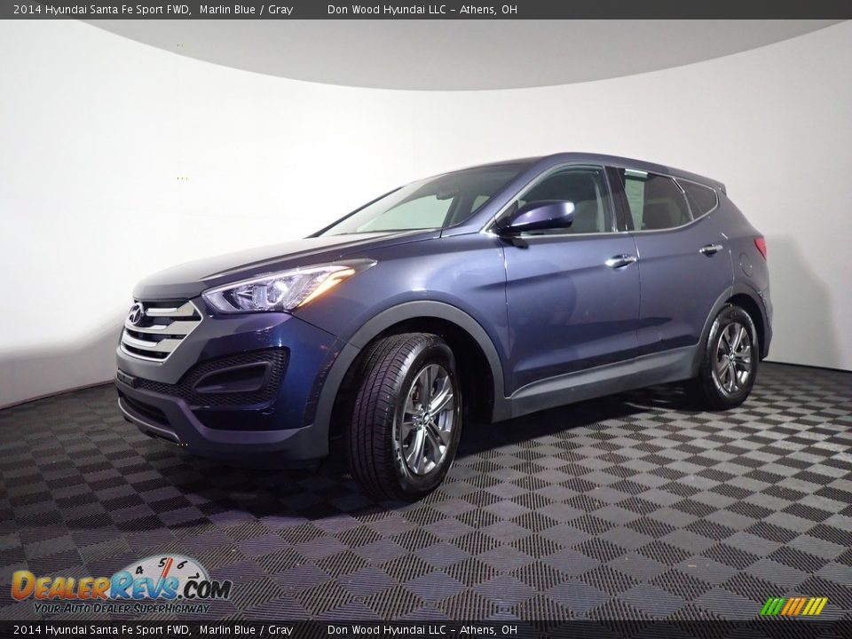 2014 Hyundai Santa Fe Sport FWD Marlin Blue / Gray Photo #6